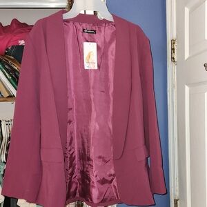 Women's Purple Blazer